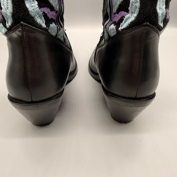 Colorful Desert Scene Embroidered Boots By NASTY GAL - Picture 13 of 17